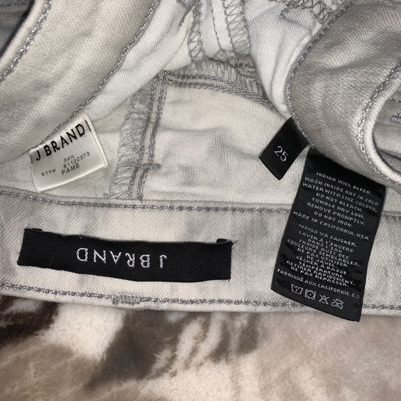 J Brand Rail Distressed Straight Leg Jean in Fame - Picture 6 of 8